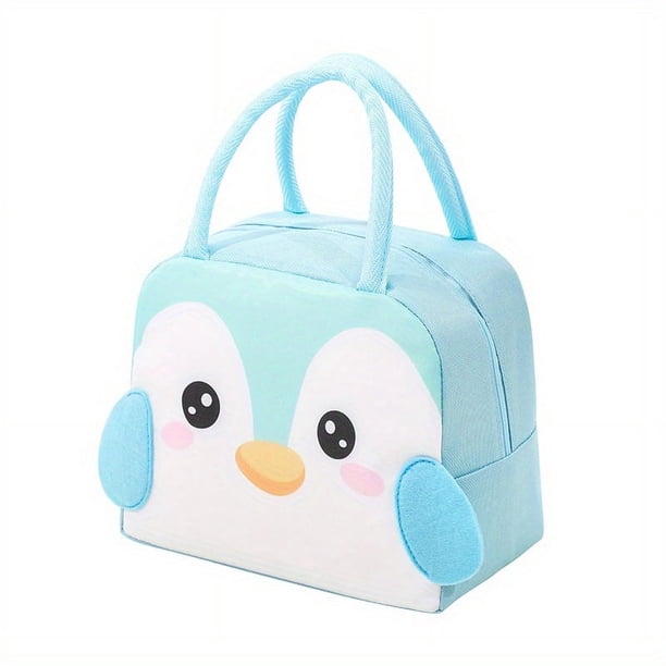 1pc 3D Three-dimensional Lunch Bag, Cute Cartoon Lunch Bag, Lunch Box Bag, Handbag, Storage Insulation Bag, Canvas Lunch Box Bag