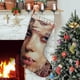thumbnail image 1 of Calcetines de Navidad Desmarcar Billie Eilish Lino Blanco 45cm x 32cm, 1 of 5