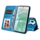 thumbnail image 5 of Funda tipo cartera FOXDOCK para OPPO Reno 11 5G , diseño girasol en relieve, cuero PU, cierre magnético, soporte y tarjetero, 5 of 5