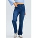 thumbnail image 1 of Jeans Mujer Cargo Calce Recto Azul, 1 of 3