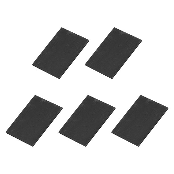 Bloque de Grafito Rectangular Disco Lingote Placa de Electrodo de Grafito de Alta Pureza 30x20x1mm para Fundición Electrolysis, Paquete de 5
