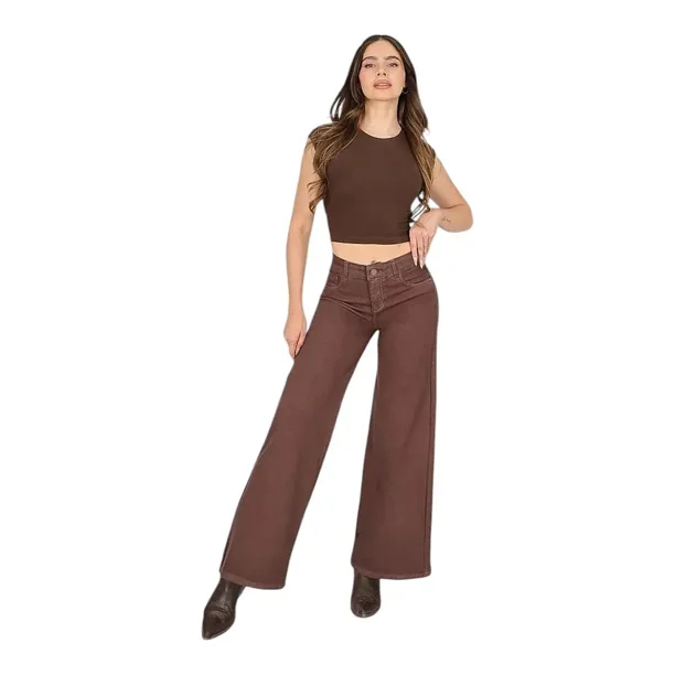 Jeans Mujer Paris Cafe Wide Leg Divine Jeas