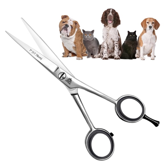Tijeras profesionales de acero inoxidable de 7 pulgadas para grooming de mascotas ARSUK