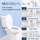 thumbnail image 2 of Bidet LUXE NEO 320 Plus Agua Caliente Doble Boquilla Cromo, 2 of 3
