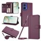 thumbnail image 1 of Motorola MOTO G85 5G Funda Billetera con Cierre Magnético, Morado Oscuro, 1 of 6