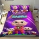 thumbnail image 1 of Bebés del Zoológico Conjunto de sábanas temático, trío de piezas, cómodo y amigable con la piel, diseño único, regalo de decoración para el hogar para familiares, amigos y fans,173cm *218cm, 1 of 6
