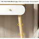 thumbnail image 5 of Tocador Blanco Con Espejo Redondo Taburete Y 2 Cajones, 5 of 6