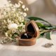 thumbnail image 3 of Caja de anillos Wislist corazón de madera con terciopelo, 3 of 9