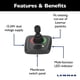 thumbnail image 2 of Palanca tipo joystick para barcos Lewmar Single con almohadilla ergonómica, 2 of 7