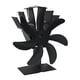 thumbnail image 4 of Ventilador Para Hogar De 7 Aspas, Quemador De Estufa De Madera, Ventilador De Circulación De Calor Para Troncos De Madera, Color Negro, 4 of 5