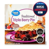 Postre Congelado Berry Pie Tripple Caja 964 G Great Value