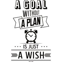 Rienda Libre Graphics - Decomural A Goal Without A Plan Office Ws-46133