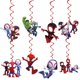 thumbnail image 4 of Banner Telifor Spide Feliz Cumpleaños con 8 colgantes, 4 of 5