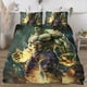 thumbnail image 3 of The Hulk 3-Piece Bedding Set For Kids Boys Girls Adult Cartoon Warm Cute Fashion Holiday Present Gift Bed Sheets, 3 of 5