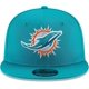 thumbnail image 2 of Gorra New Era NFL 9FIFTY Snapback Miami Dolphins Aqua, 2 of 5