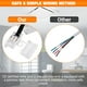 thumbnail image 3 of Extractor de Baño Feiton Square 30W 110CFM Luz LED, 3 of 3