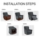 thumbnail image 5 of Funda elástica para sillón reclinable de terciopelo de zorro plateado con todo incluido, funda para mecedora sencilla, funda para sofá de tela gruesa de color sólido, 5 of 5