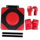 thumbnail image 2 of Boxeo Pared Objetivo Cuadrado Sparring Pad Boxeo Pad Para Deportes Entrenamiento Fitness 2 Par Guantes L Rojo, 2 of 4