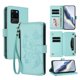 thumbnail image 1 of Funda Cartera Mariposa para [Samsung Galaxy S20 Ultra] con Soporte y Cremallera Verde menta, 1 of 6