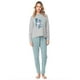 thumbnail image 2 of Pijama Largo Algodón Mujer Invierno Dc C3 Talla M, 2 of 5