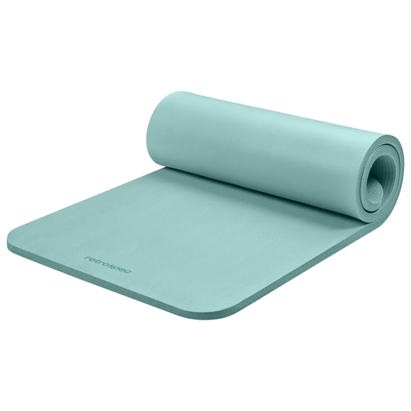 Esterilla de yoga Retrospec Solana de 1 m de grosor con correa de nailon Blue Ridge