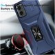 thumbnail image 3 of Funda Armada para Motorola Moto G 5G 2024 con Tapa Deslizante y Soporte Magnético Giratorio Azul, 3 of 5