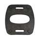 thumbnail image 1 of Panel Cortina Safety Products con Base de Goma de 15 lb – Negro, 1 of 1