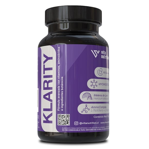 Klarity 60 Cápsulas VitaNutrition