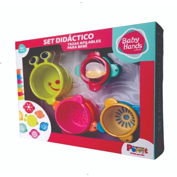 Set Tacitas Apilables Bebe