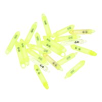 Ioensy - 20 Sonajeros De Pesca Ligeros Y Portátiles, Accesorios De Pesca Amarillo Y Verde