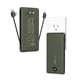 thumbnail image 1 of Cargador portátil Power Bank VEEKTOMX de 10000 mAh con cables, color verde, 1 of 7
