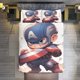 thumbnail image 3 of Avengers Team 3 Piece Boys Bedding Sets- Includes 1Duvet Cover &2 Pillow Shams Bed Sheets, 3 of 5