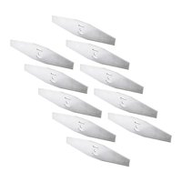 Magideal - Accesorio Para Cortacésped Eléctrico, Cuchillas Para Cortar Césped, Ajuste De 5Mm, Orificio De Instalación, Cuchilla Cortadora De Jardín De Acero Inox 10 Piezas Rectas