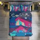 thumbnail image 2 of Blue Pink Coraline Comforter Set Soft 3 Pcs Twin Bedding Sets Thicken for All Season, 2 of 5