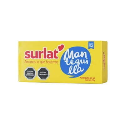 Mantequilla Con Sal Tradicional 200 G Surlat