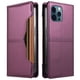 thumbnail image 1 of Funda Billetera para [iphone 13 Promax] Tarjetero Magnético Soporte Morado, 1 of 6