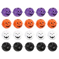 Magideal - Campanas De Calabaza, Campanas Para Mascotas, Abalorio De Decoración, Cascabeles En Forma De Calabaza, Mini Cascabeles De Calabaza De Halloween Para Á Color Mezclado