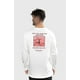thumbnail image 3 of Polera Orgánica Manga Larga Vertical Logo Blanco Hombre Falcone, 3 of 3