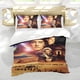 thumbnail image 5 of Duna Conjunto de sábanas temático, trío de piezas, cómodo y amigable con la piel, diseño único, regalo de decoración para el hogar para familiares, amigos y fans,173cm *218cm, 5 of 6