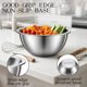 thumbnail image 3 of Set de bowls de acero inoxidable DUTZUN, 6 piezas, 4 qt y colador, 3 of 3