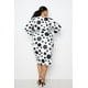 thumbnail image 5 of Vestido Midi Fruncido con Cintura Caída y Lunares, Talla 3XL, 5 of 8