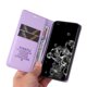 thumbnail image 5 of Funda Billetera de Cuero para Samsung Galaxy S20 Ultra con Tarjetero y Soporte - Tapa Magnética Morado, 5 of 6