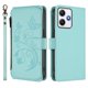 thumbnail image 2 of Funda Cartera Mariposa para [Xiaomi Redmi 12 4G/5G] con Soporte y Cremallera Verde menta, 2 of 6