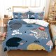 thumbnail image 1 of Animal Hedgehog Bedding Set Cartoon Flower Bed Linen Single Double Size For Boys Girls Kids Home Decor Cute Duvet Cover Sets, 1 of 5