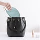 thumbnail image 5 of Bolsa de maquillaje de media luna, bolsa de mano, bolsa de maquillaje de viaje para mujer y niña, 5 of 5