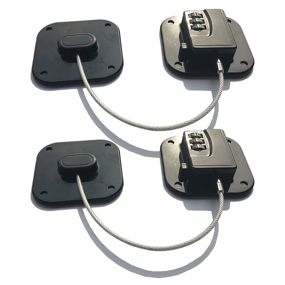 Candado de combinación para puerta de refrigerador YEYA, paquete de 2