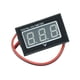 thumbnail image 4 of Pantalla De Medidor De Panel De Voltaje De Voltímetro Digital DC2.5V A 30V Para Motocicleta Roja, 4 of 5