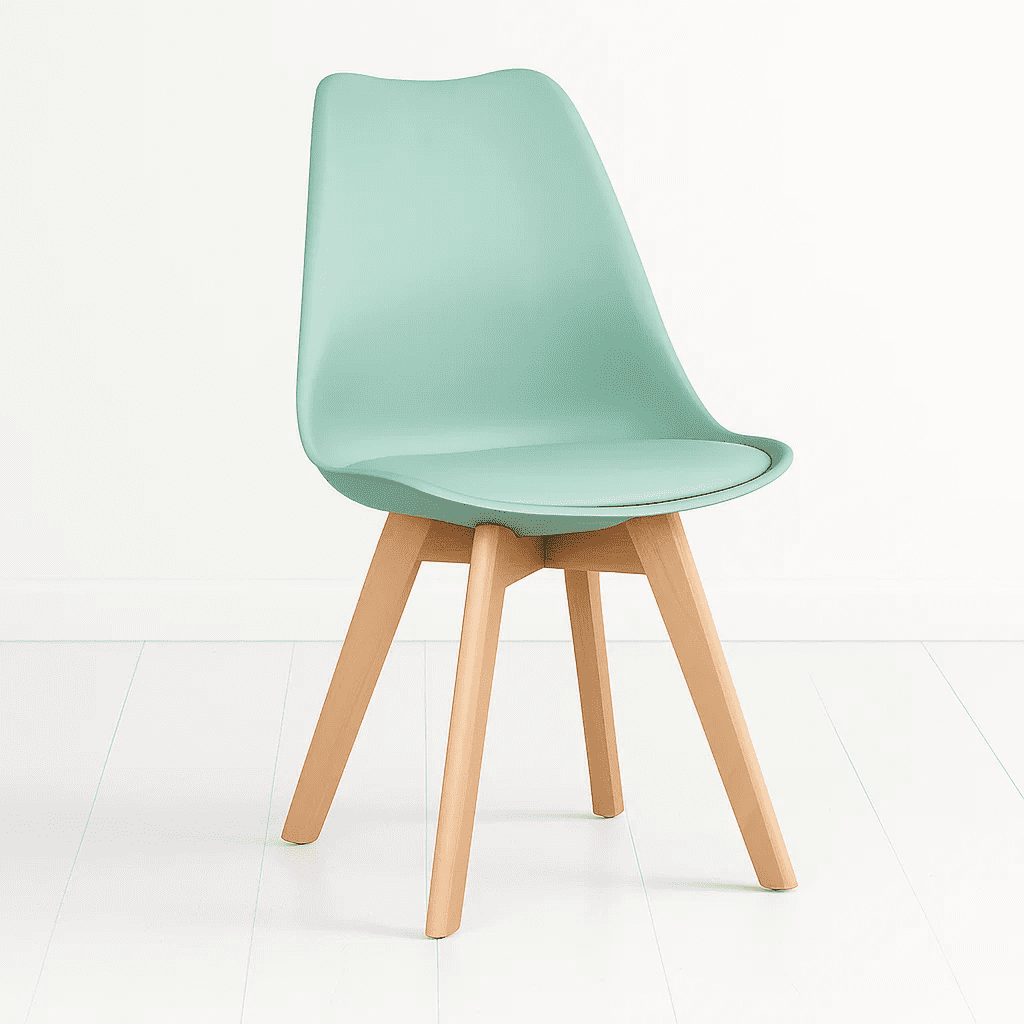 Klik Muebles - Silla Tulip Acolchada - Menta