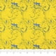 thumbnail image 1 of Tela SINGER de Algodón Estampada Amarillo y Azul por Metro, 1 of 6