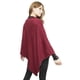 thumbnail image 3 of Poncho Po035 Burdeo Mujer, 3 of 3